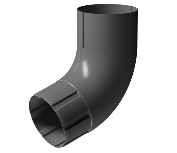 Колено 72° D90 Döcke STAL PREMIUM Графит, (RAL 7024) купить в Севастополе