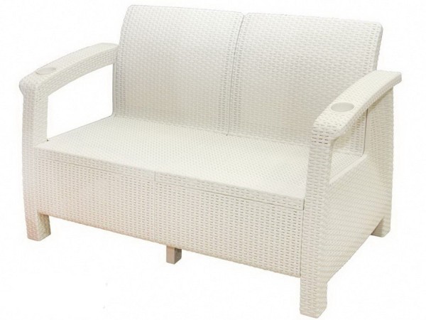Двухместный диван Yalta Sofa Seаt белый купить в Севастополе