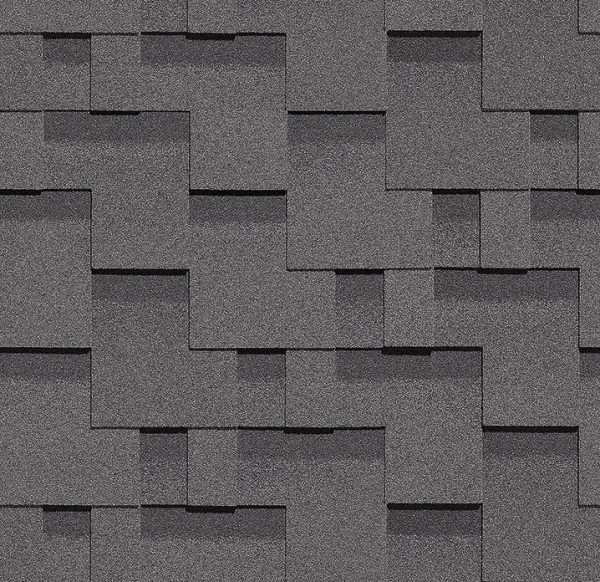 Гибкая черепица Docke, коллекция Тетрис – Серый купить в Севастополе