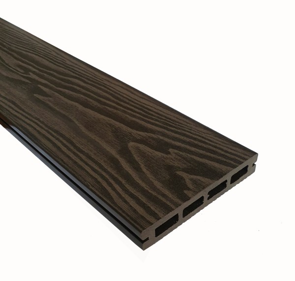 Террасная доска из ДПК Terrapol Смарт 3D Пустотелая с пазом Венге Соренто купить в Севастополе