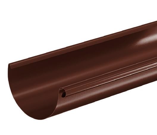 Водосток Aquasistem, система 125x90 - Водосточный желоб 3.00м RAL 8017 Коричневый купить в Севастополе