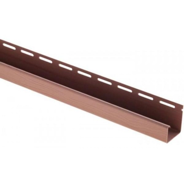 J-профиль Люкс Крашенный, T-15, ВН, Красно-коричневый купить в Севастополе