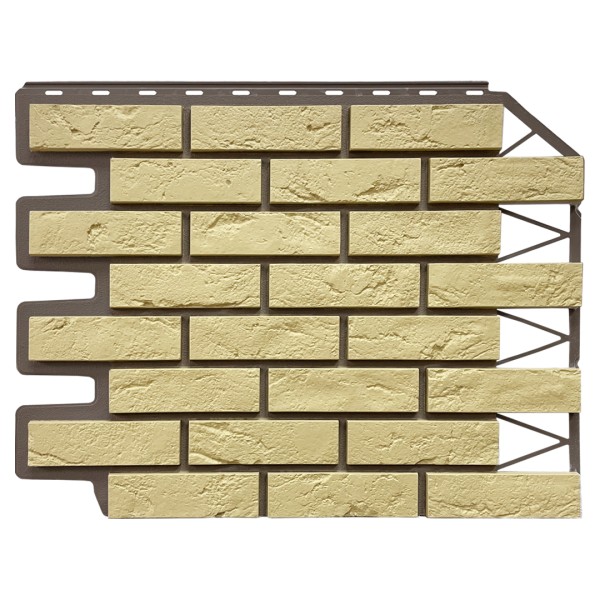 Фасадная панель FineBer, Кирпич Баварский, Песочный купить в Севастополе