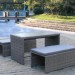 Диван-Трансформер AFINA плетеный из иск. ротанга S330G-W78 Grey купить в Севастополе
