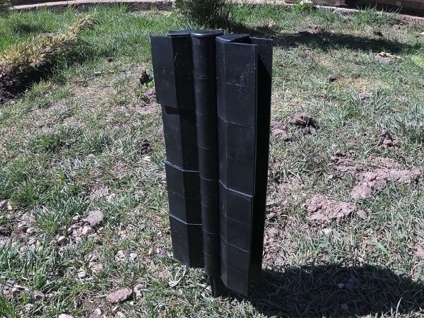 Угловой элемент поворотный, пластиковый от 60° до 300° для доски 300х30 мм из ДПК чёрный Holzhof купить в Севастополе