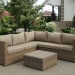 Комплект мебели AFINA плетеной из иск. ротанга YR825B Beige купить в Севастополе