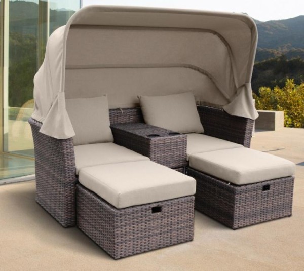 Комплект мебели AFINA плетеной из иск. ротанга AFM-330B Brown купить в Севастополе