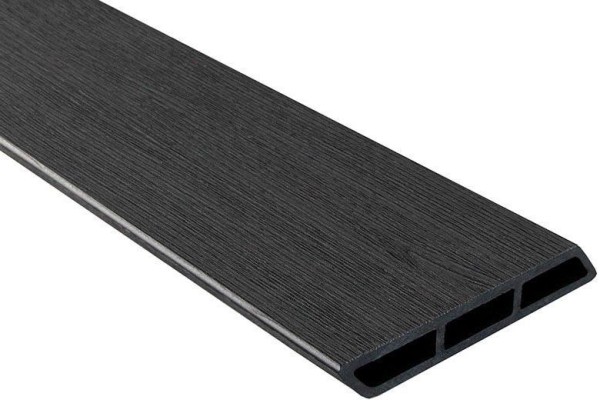 Доска Ромбус 3D ДПК Outdoor STORM BLACK черная купить в Севастополе