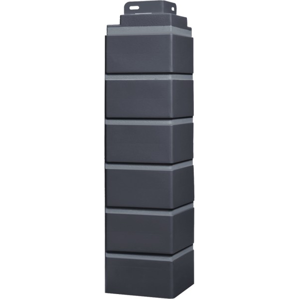 Угол Фасайдинг Серия «Кирпич клинкерный» Графит купить в Севастополе