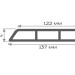 Доска Ромбус 3D ДПК Outdoor STORM GREY серая микс купить в Севастополе