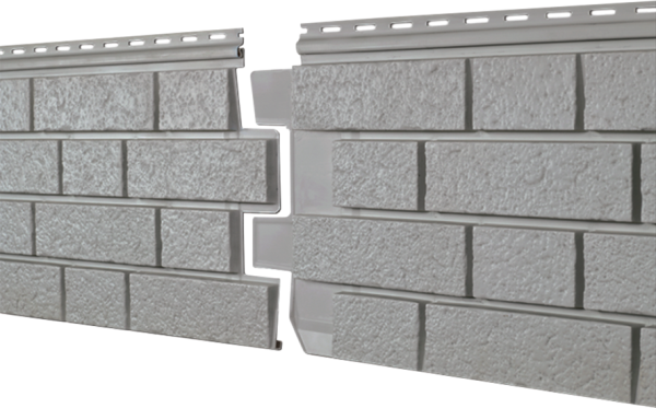 Фасадная панель Ю-пласт Стоун Хаус S-Lock Клинкер Нордик дым купить в Севастополе