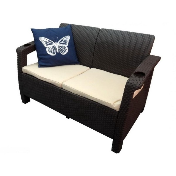 Двухместный диван Yalta Sofa Seаt венге купить в Севастополе
