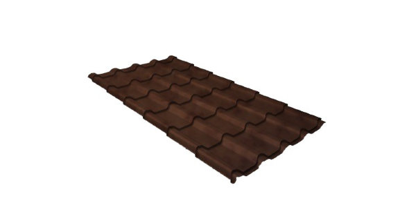 Металлочерепица камея 0,45 Safari Twincolor Brown купить в Севастополе