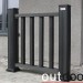 Ограждение из ДПК Outdoor Классик 3D STORM чёрный купить в Севастополе