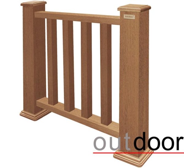 Ограждение из ДПК Outdoor Классик 3D STORM дуб купить в Севастополе