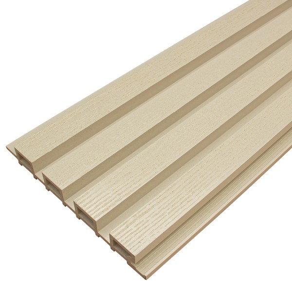 Фасадная доска из ДПК Faynag Wood Рейка Слоновая кость купить в Севастополе