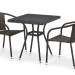 Комплект плетеной мебели AFINA из иск. ротанга T282BNT/Y137C-W53 Brown 2Pcs купить в Севастополе