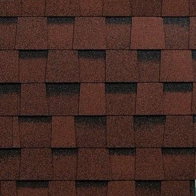 Двухслойная ламинированная черепица Shinglas, серия Фазенда – Красный купить в Севастополе