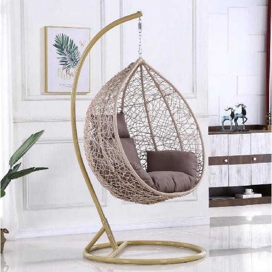 Кресло Подвесное из искусственного ротанга AFM-169A-LB Beige купить в Севастополе