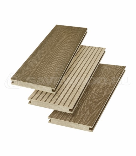 Террасная доска SW Fraxinus (R) полнотелая «SaveWood» Тик купить в Севастополе