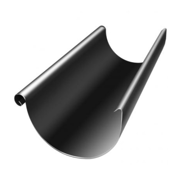 Водосток Grand Line 125x90 – Желоб 3м RAL 9005 купить в Севастополе