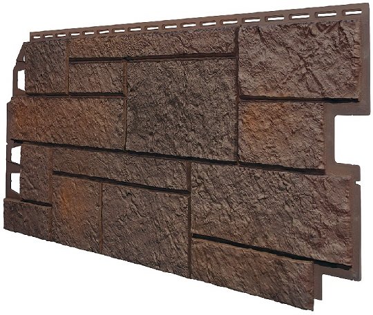 Фасадная панель VOX Sandstone (Сандстоун) темно коричневый купить в Севастополе