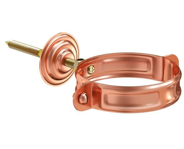 Водосток Aquasistem, система 150/100 - Хомут для крепления трубы медный купить в Севастополе