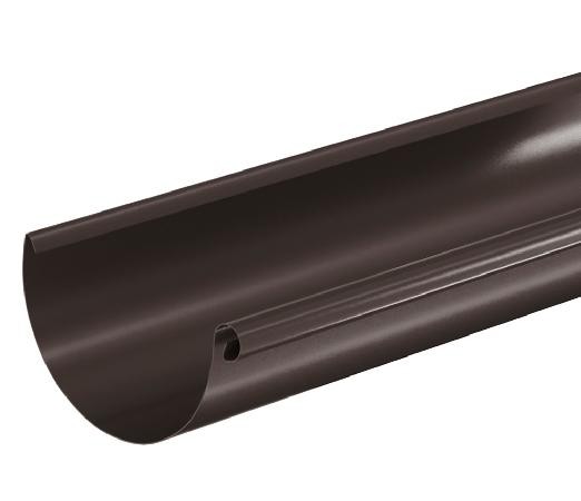 Водосток Aquasistem, система 150/100 - Водосточный желоб 3.00м RR 32 Тёмно Коричневый купить в Севастополе