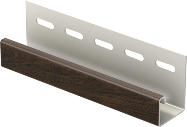 J-планка к Софиту PRO Тёмный орех купить в Севастополе