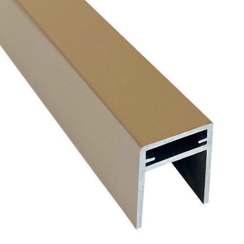 П-профиль Алюминиевый EasyDecking 35x25 Дуб купить в Севастополе