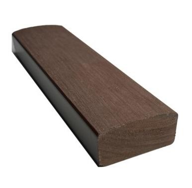 Лавочный брус Ecodecking Некст полнотелый брашированный 70х35 шоколад купить в Севастополе