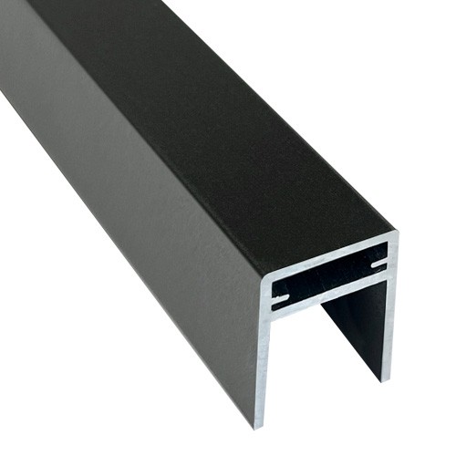 П-профиль Алюминиевый EasyDecking 35x25 Черное дерево купить в Севастополе