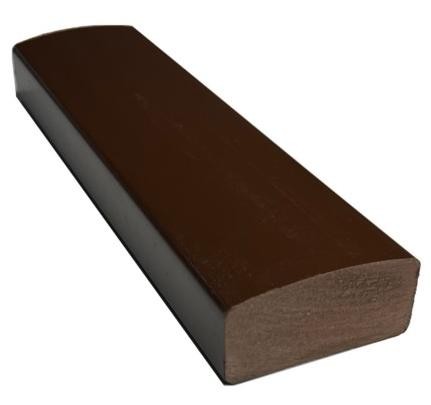 Лавочный брус Ecodecking Некст полнотелый глянцевый 70х35 шоколад купить в Севастополе