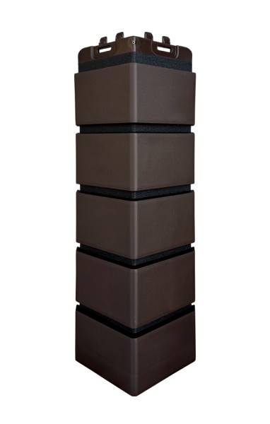 Угол Grand Line клинкерный кирпич ПРЕМИУМ Шоколадный (шов RAL 9005) купить в Севастополе