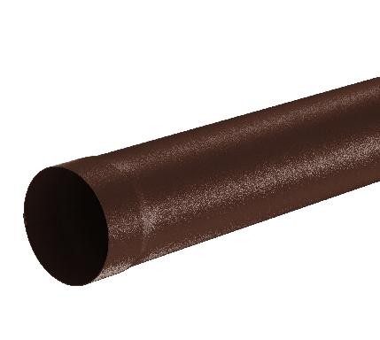 Водосток Aquasistem, Система 150/100 - Труба водосточная 1.00м RAL 8017 Коричневый matt купить в Севастополе