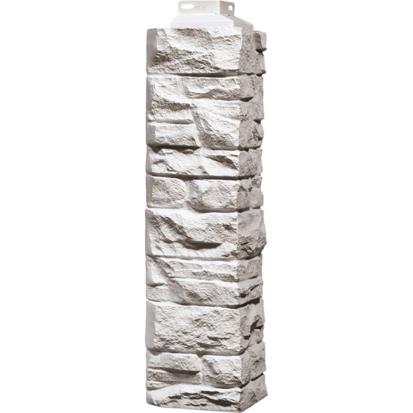 Угол наружный FineBer, Скала, Мелованный белый купить в Севастополе