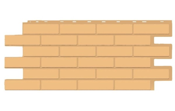 Фасадная панель T-Siding Кирпич Модерн Эко Крем купить в Севастополе