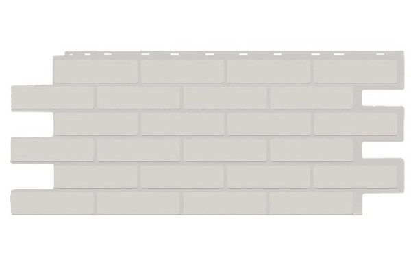 Фасадная панель T-Siding Кирпич Модерн Эко Уайт купить в Севастополе