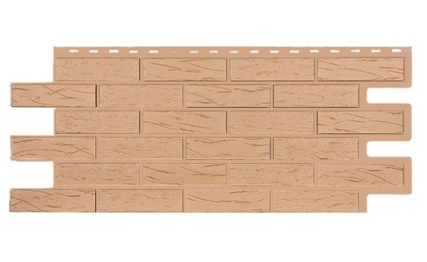 Фасадная панель T-Siding Кирпич Саман Эко Крем купить в Севастополе